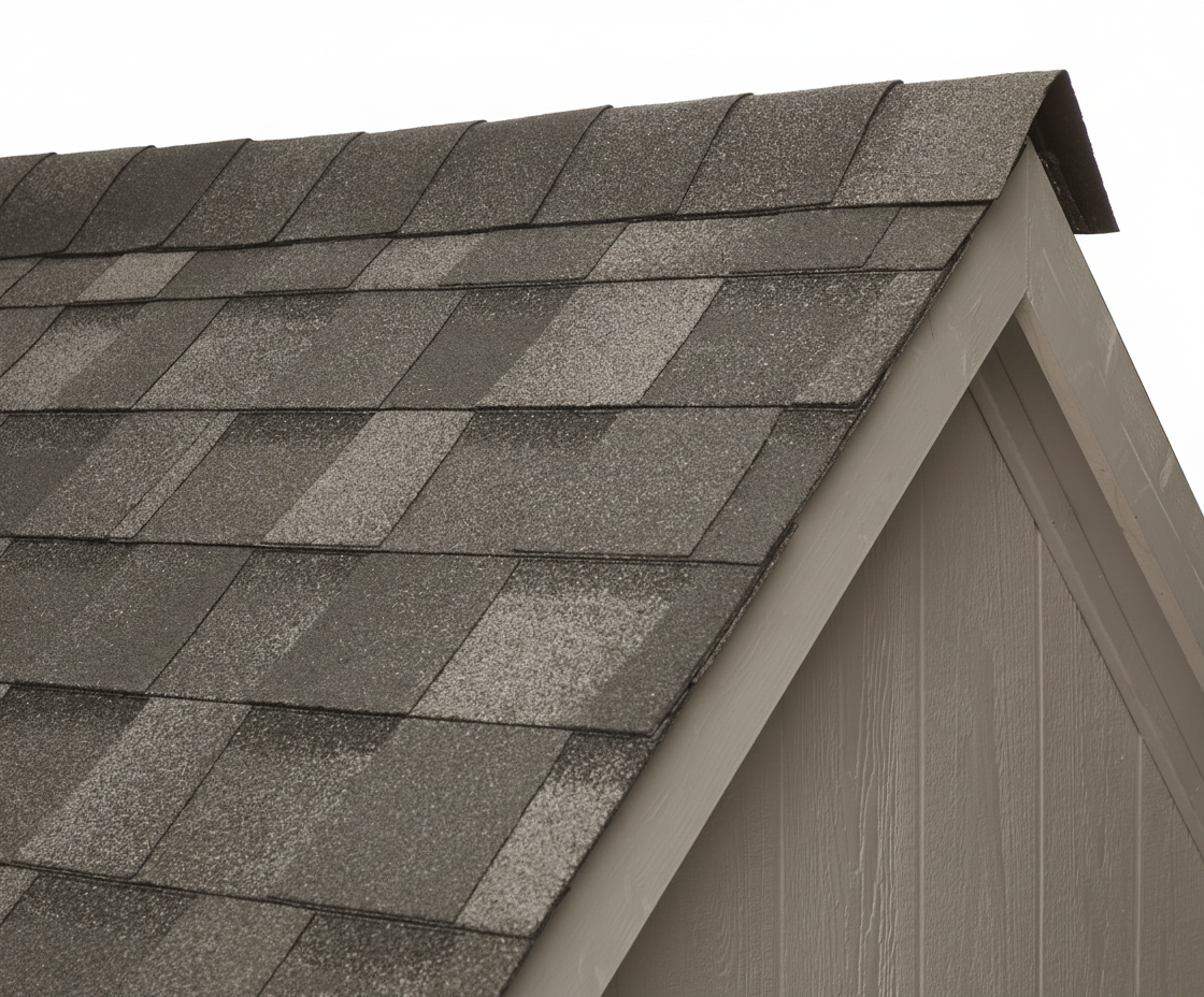 Gray house with Charcoal roof