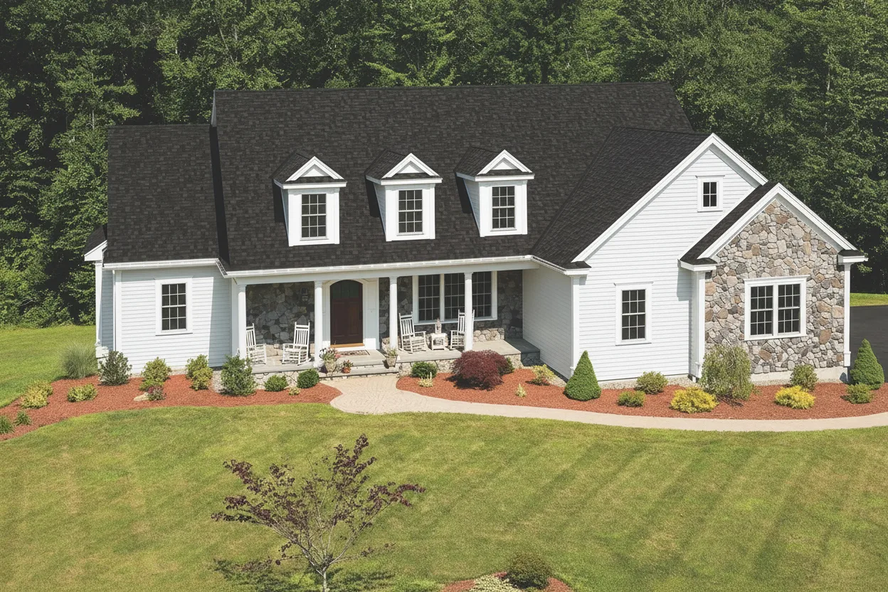 Home with IKO Cambridge Dual Black roof