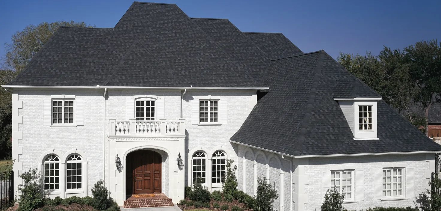 Home with TAMKO Heritage Rustic Black roof