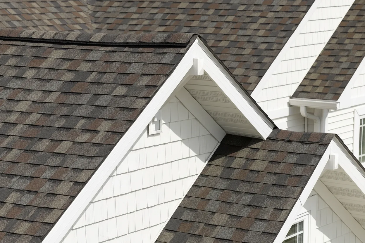 Home with CertainTeed Landmark Pro Max Def Driftwood roof