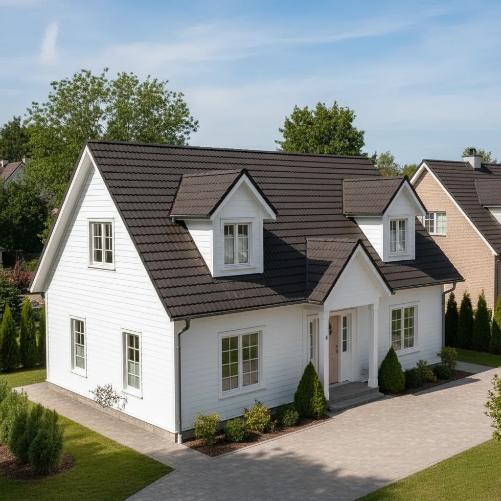 Home with IKO Cambridge Driftwood roof