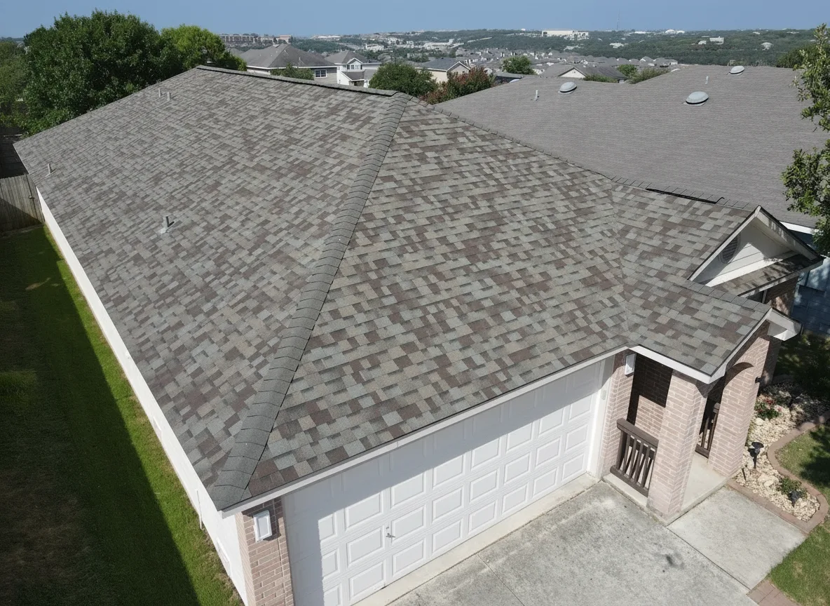Home with Owens Corning Duration Driftwood roof