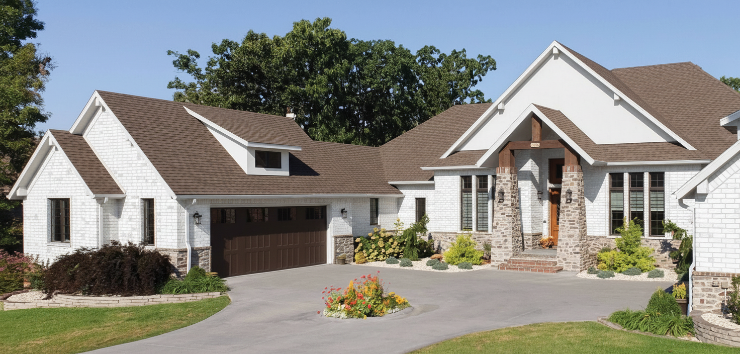 Home with TAMKO Heritage Weathered Wood roof