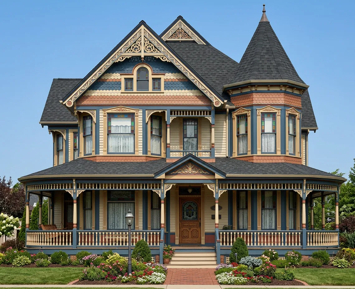 Victorian with Charcoal roof