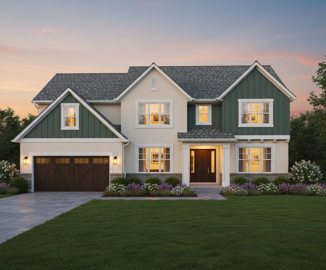 Florida home with Pinnacle Pristine OYSTER SHELL roof