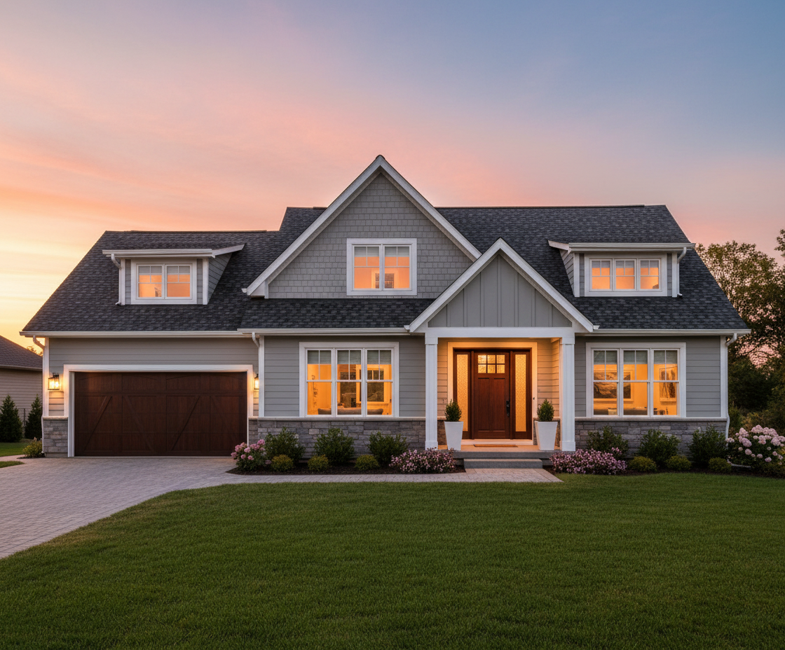 Florida home with Pinnacle Pristine PEWTER roof