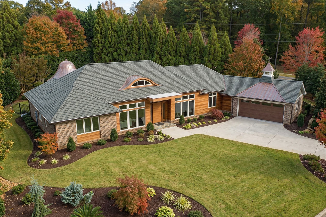 Florida home with Belmont Stonegate Gray roof