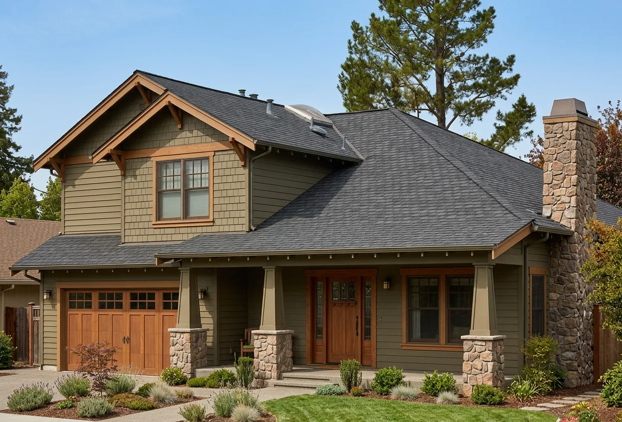 Florida home with Grand Manor Black Pearl roof