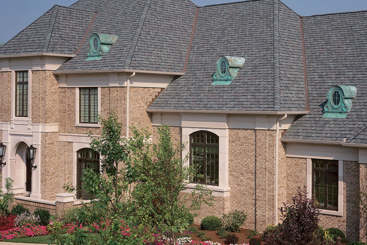 Home with CertainTeed Grand Manor Colonial Slate roof