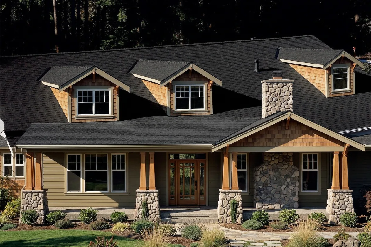 Florida home with Landmark Black Walnut roof