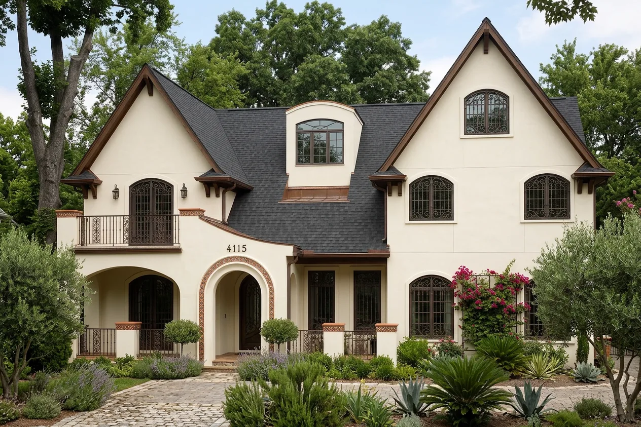 Florida home with Landmark Charcoal Black roof