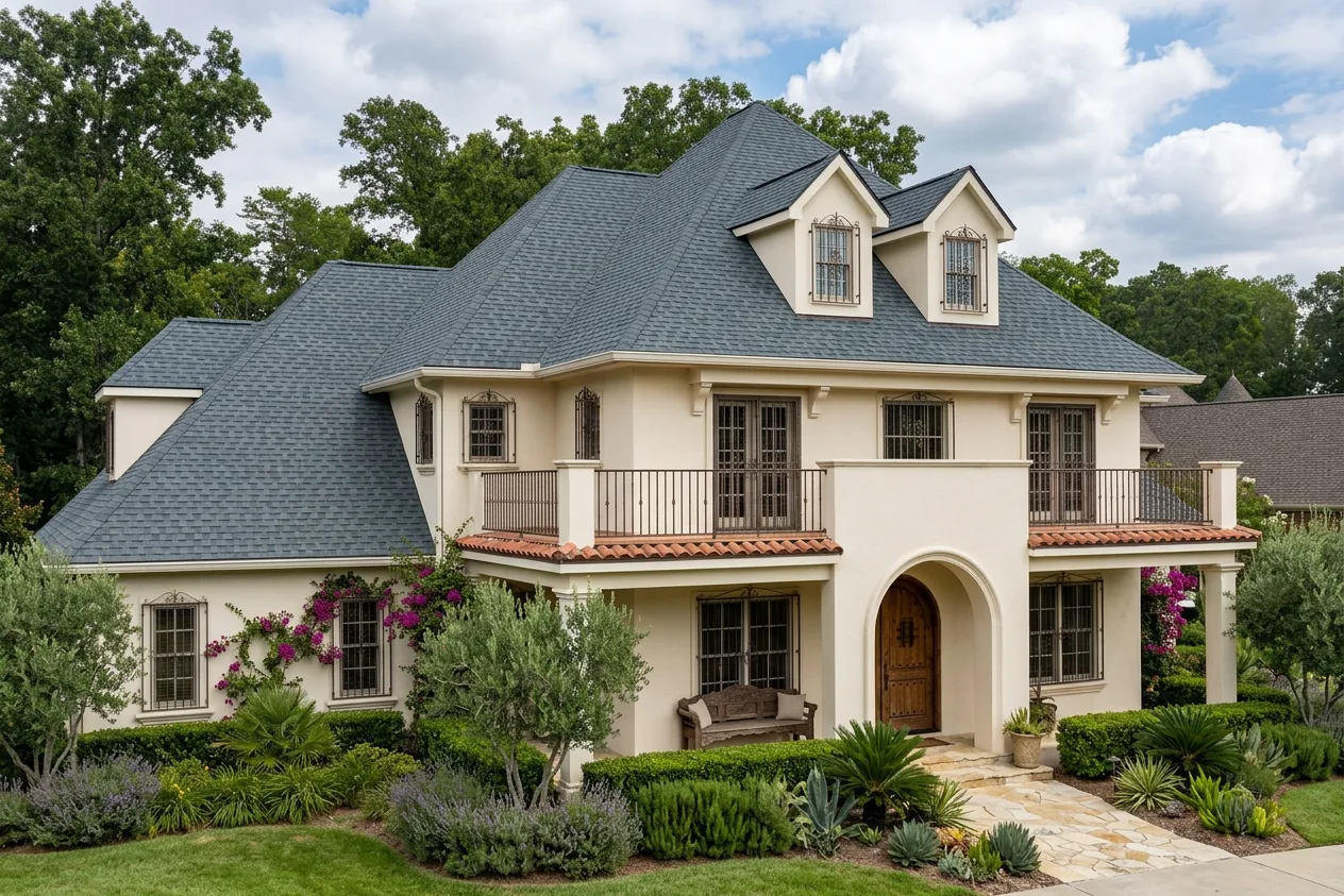 Florida home with Landmark Colonial Slate roof