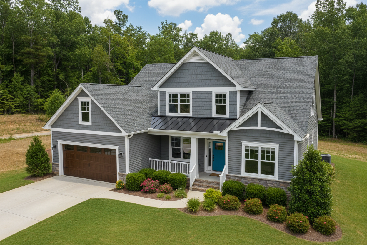 Florida home with Landmark Granite Gray roof