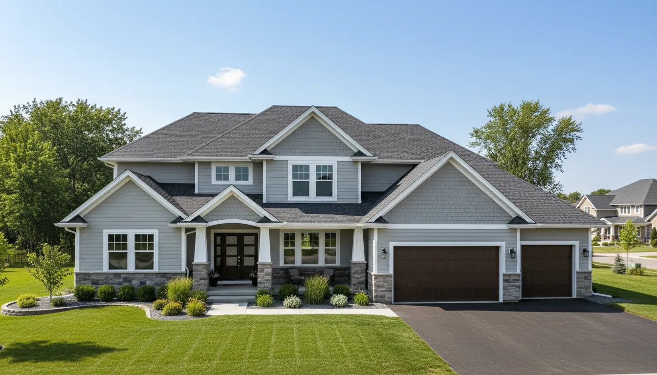Florida home with Landmark Pewter roof