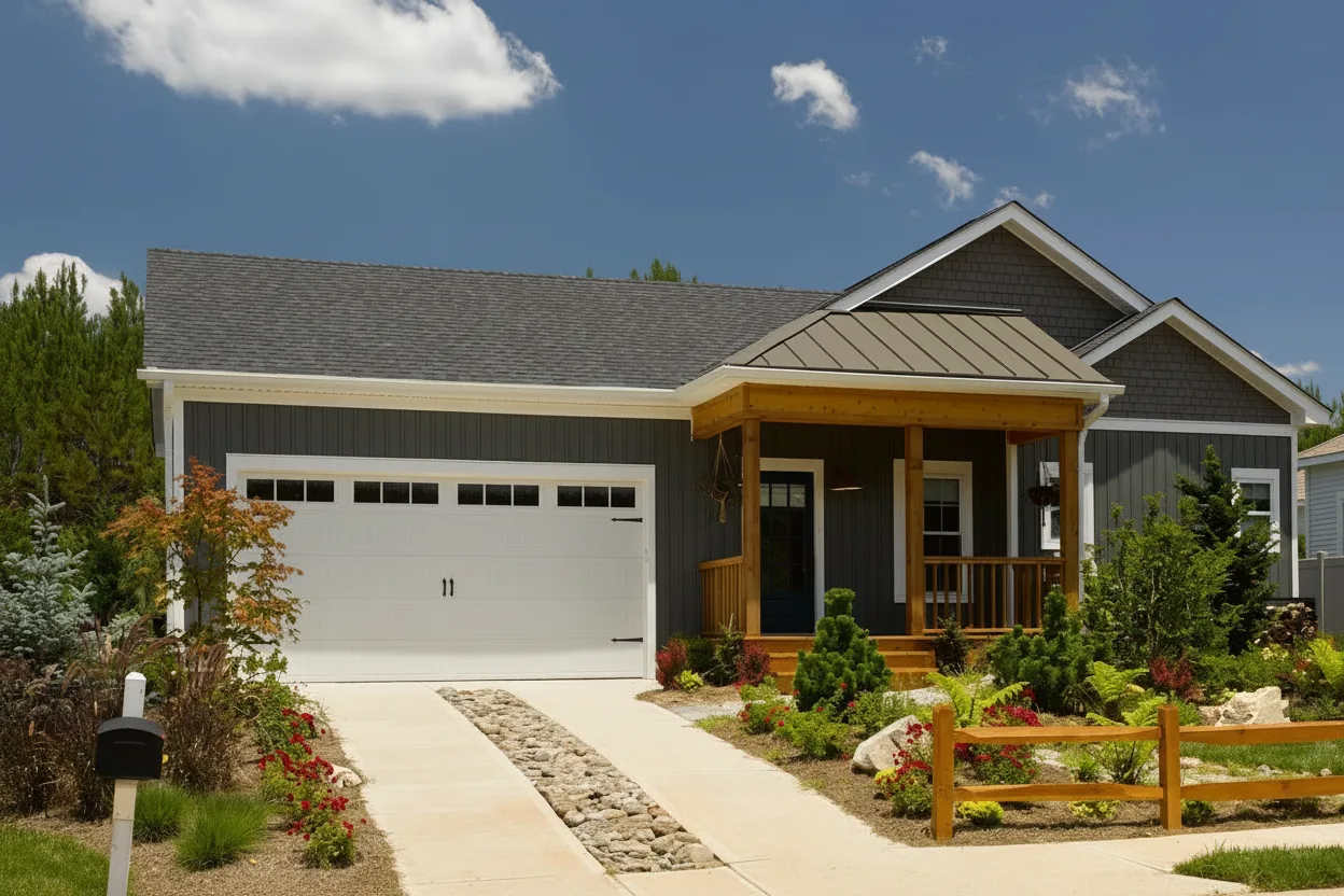Florida home with Landmark Pewterwood roof