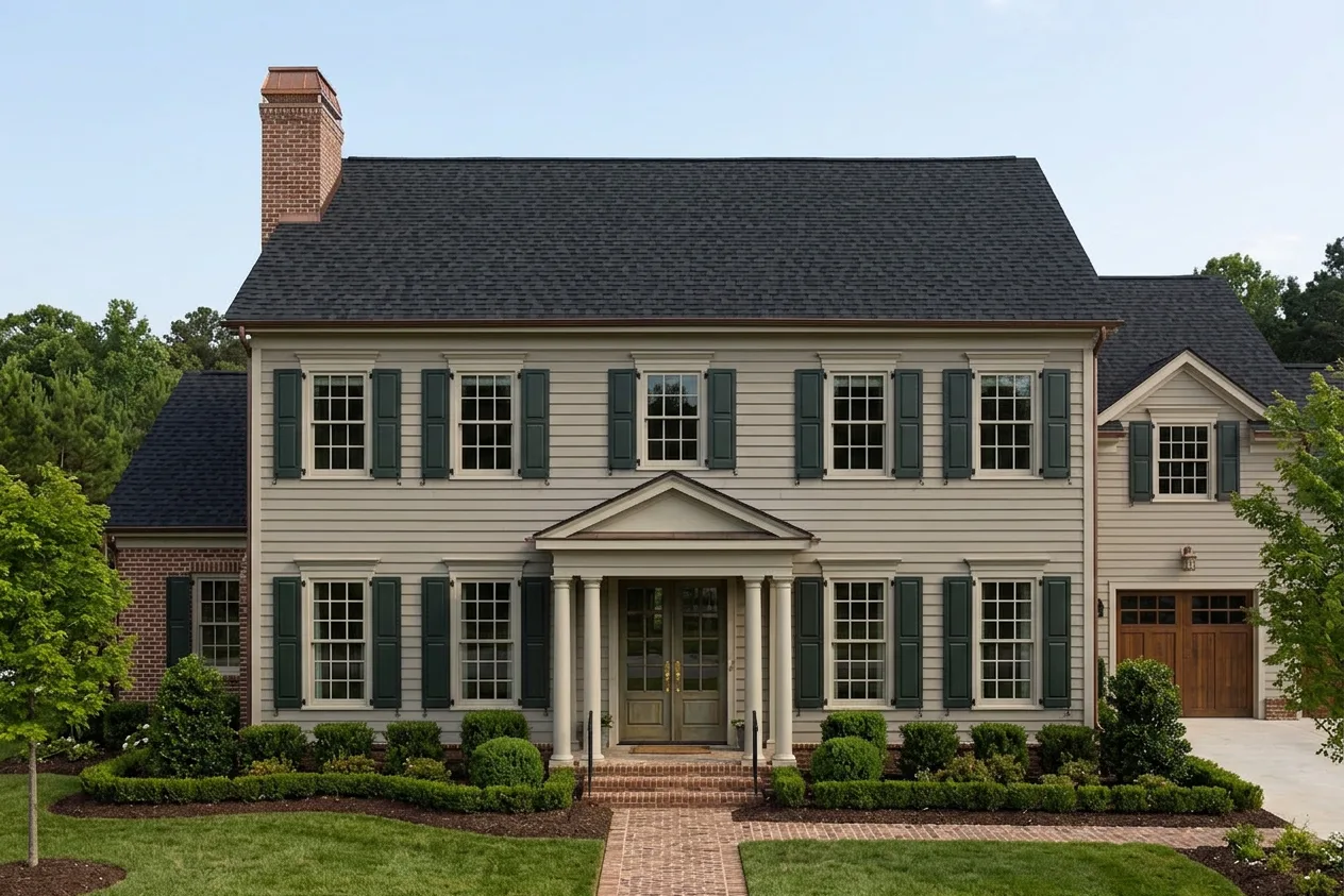 Florida home with Landmark Pro Cinder Black roof