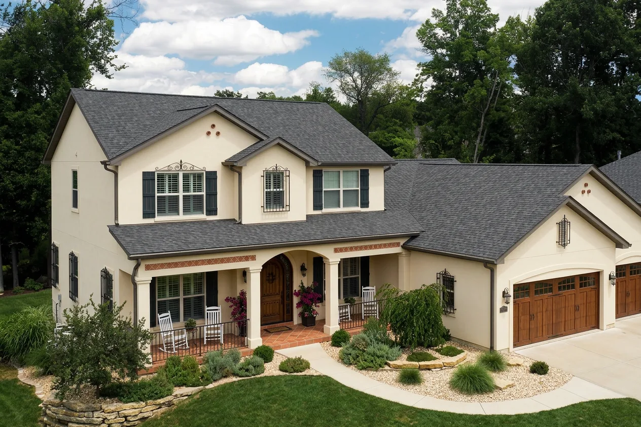 Florida home with Landmark Pro Max Def Colonial Slate roof