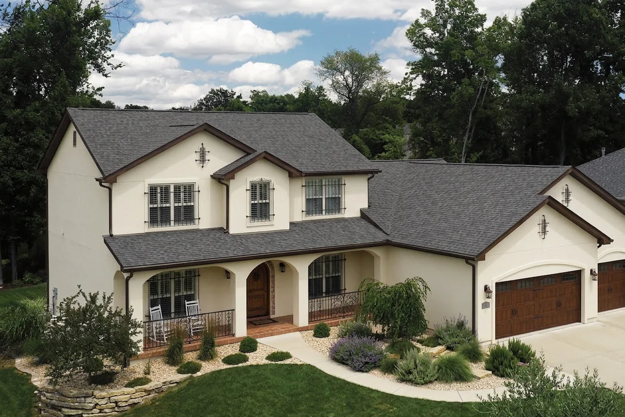 Florida home with Landmark Pro Max Def Colonial Slate roof