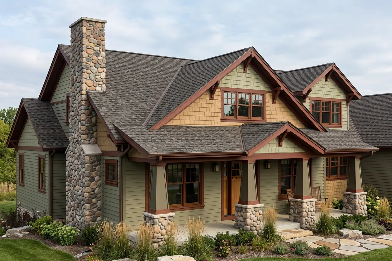 Florida home with Landmark Pro Max Def Driftwood roof