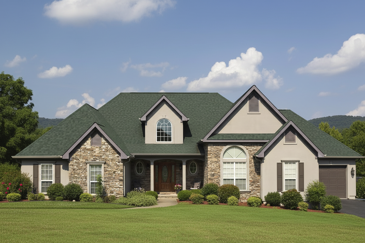 Florida home with Landmark Pro Max Def Evergreen roof