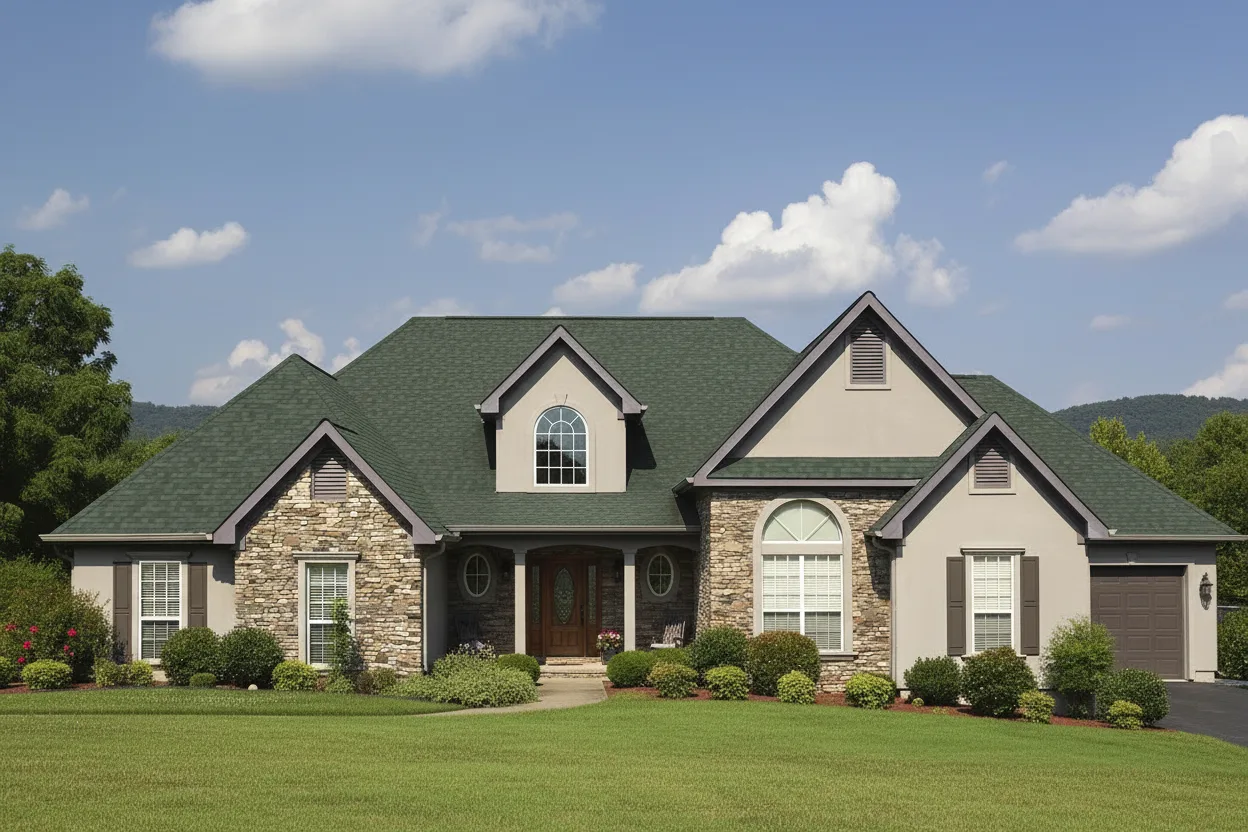 Florida home with Landmark Pro Max Def Evergreen roof