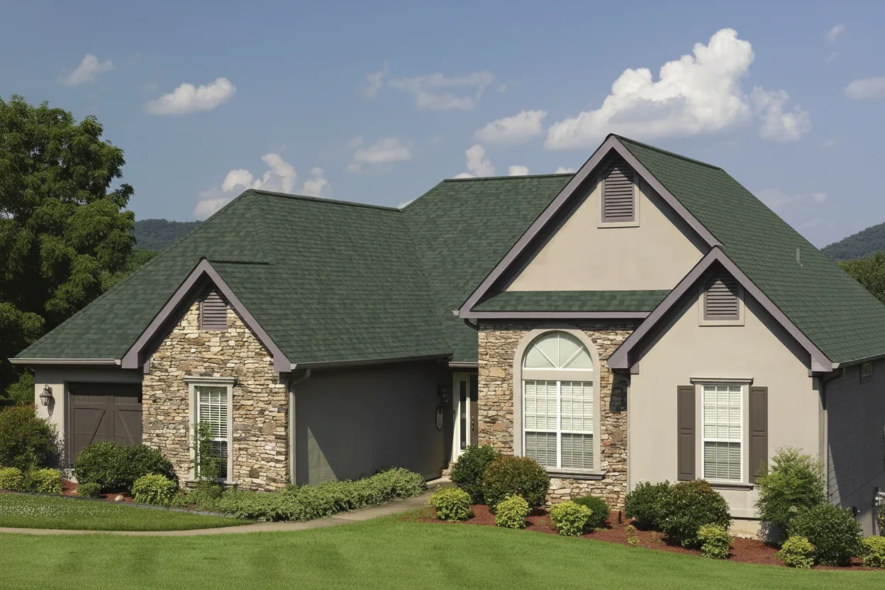 Florida home with Landmark Pro Max Def Evergreen roof