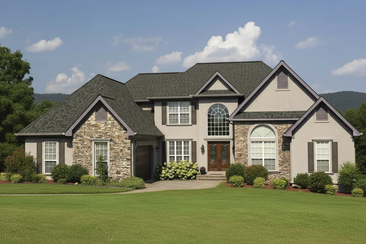 Florida home with Landmark Pro Max Def Granite Gray roof