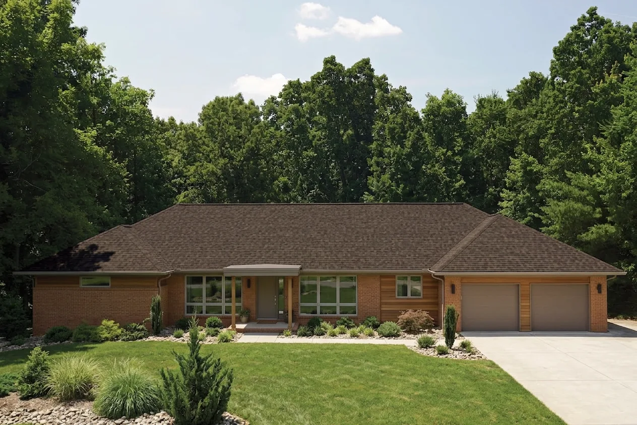 Florida home with Landmark Pro Max Def Heather Blend roof