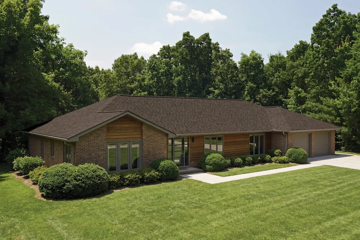 Florida home with Landmark Pro Max Def Heather Blend roof