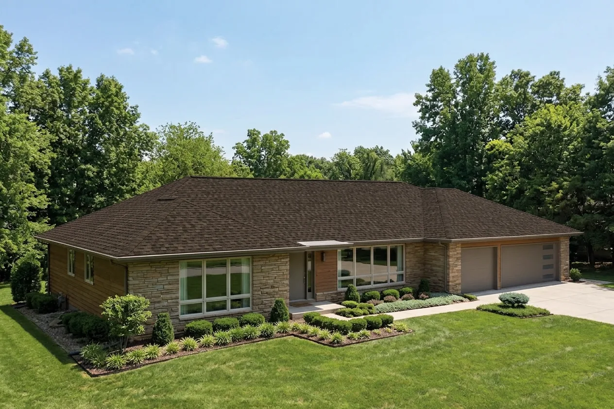 Florida home with Landmark Pro Max Def Shenandoah roof