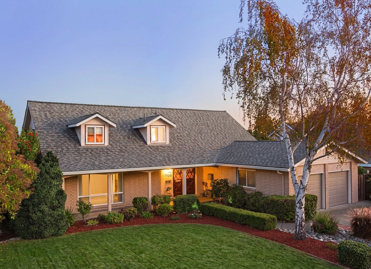 Florida home with Landmark Pro Max Def Weathered Wood roof