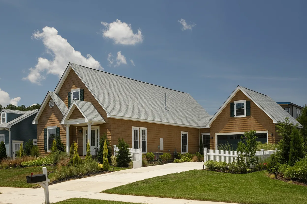 Florida home with Landmark Pro Silver Birch roof