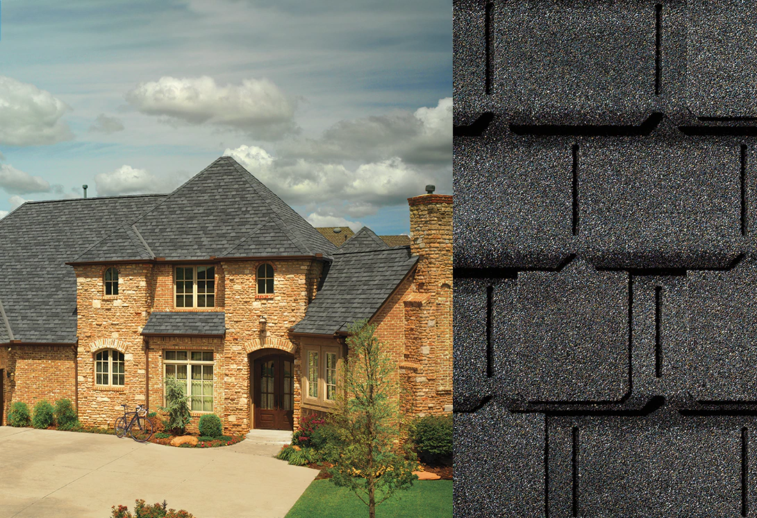 Home with GAF Camelot II Camelot Ii Antique Slate roof