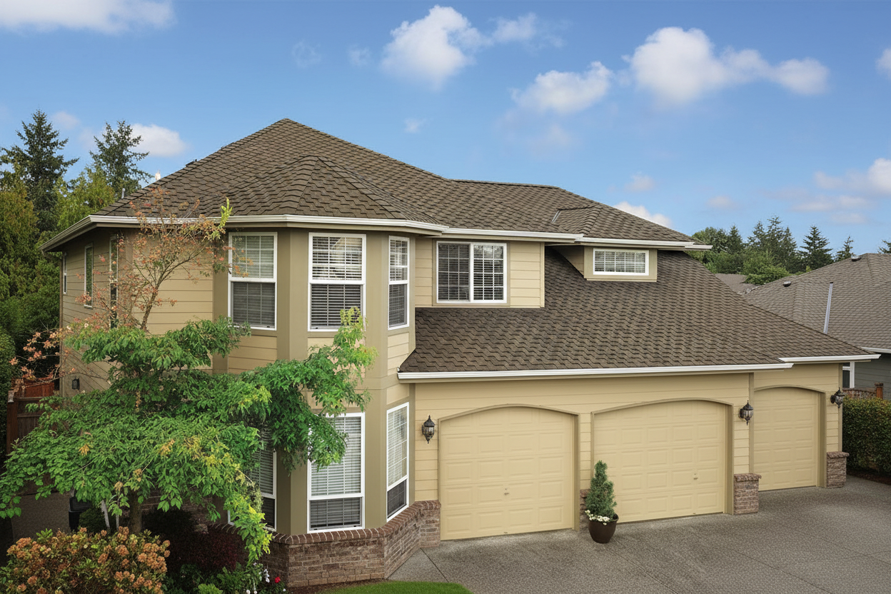 Florida home with Grand Sequoia Grand Sequoia Autumn Brown roof
