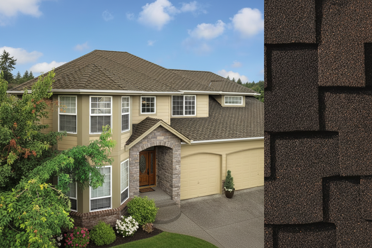 Florida home with Grand Sequoia Grand Sequoia Autumn Brown roof