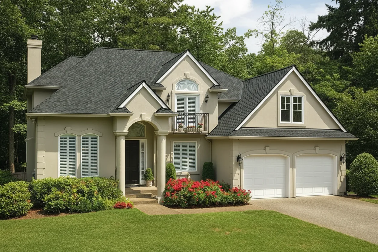 Florida home with Grand Sequoia Charcoal roof