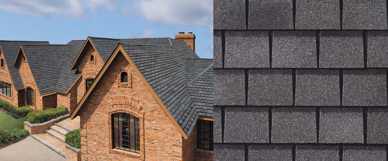 Home with GAF Slateline Slateline Antique Slate roof
