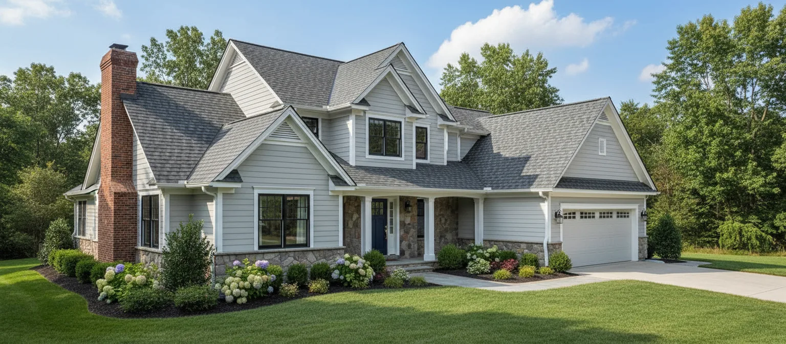 Florida home with Slateline Antique Slate roof