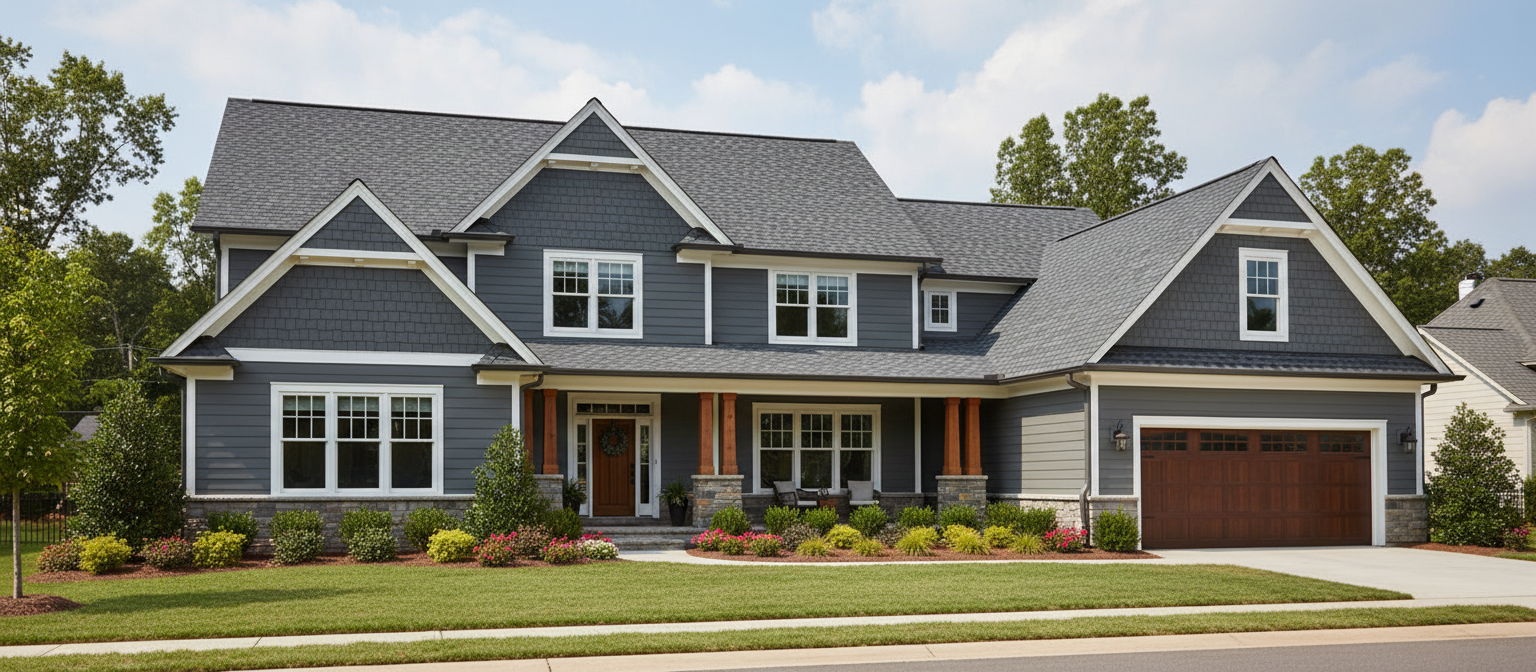 Florida home with Slateline Slateline English Gray roof