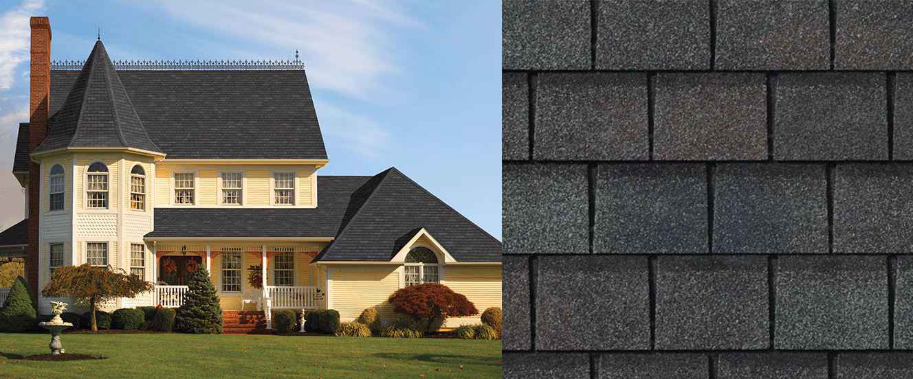 Home with GAF Slateline Slateline Royal Slate roof