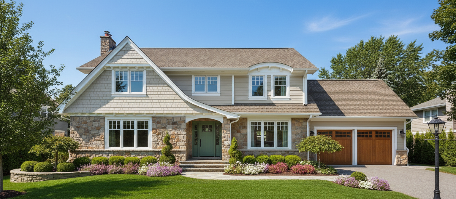 Florida home with Slateline Slateline Weathered Slate roof