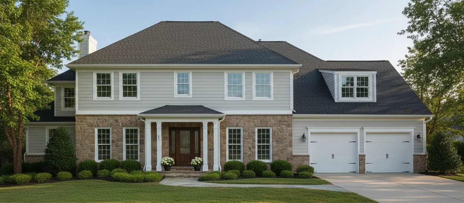 Florida home with Timberline AS II Charcoal roof