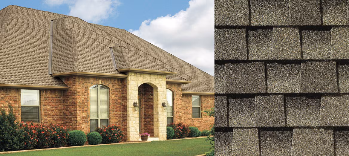 Home with GAF Timberline AS II Timberline As Ii Weathered Wood roof