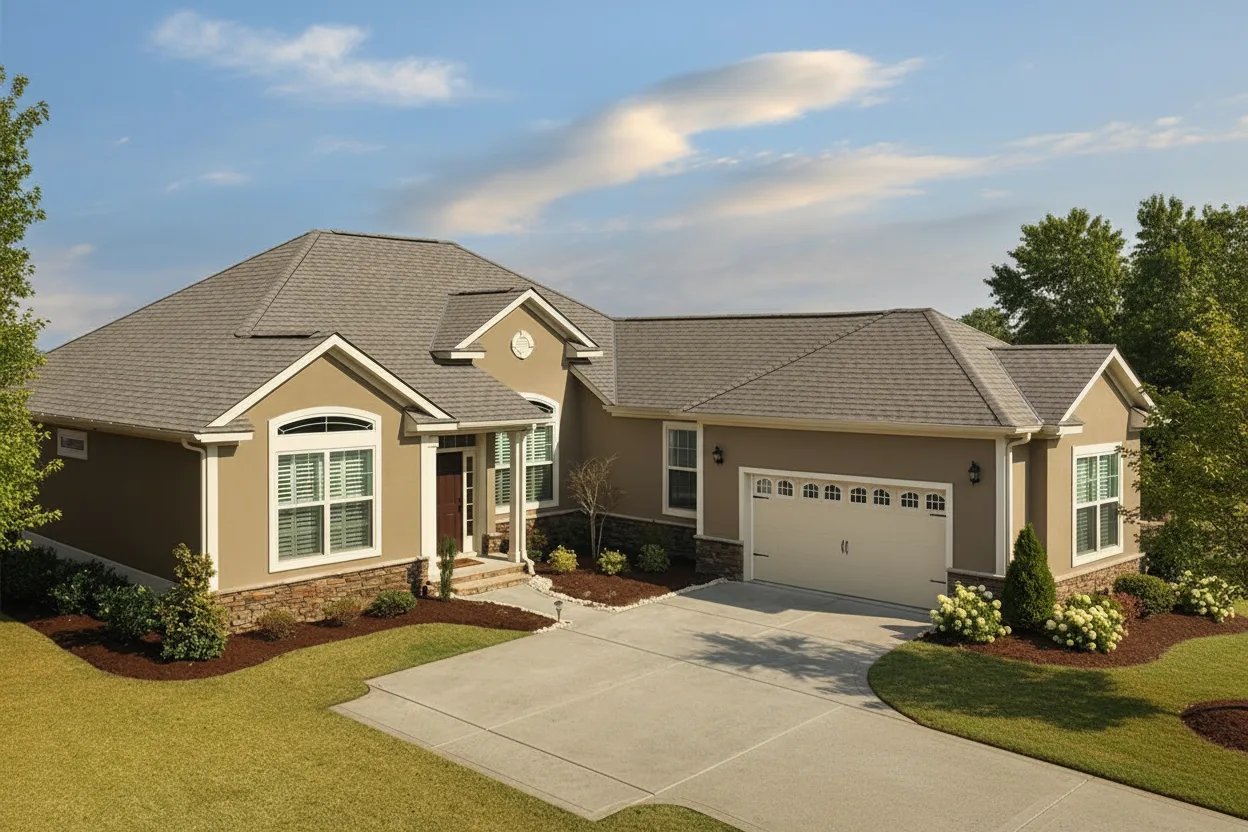 Florida home with Timberline HDZ Driftwood roof