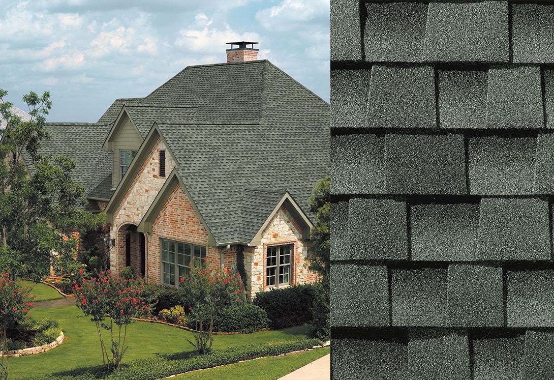 Home with GAF Timberline HDZ Slate roof