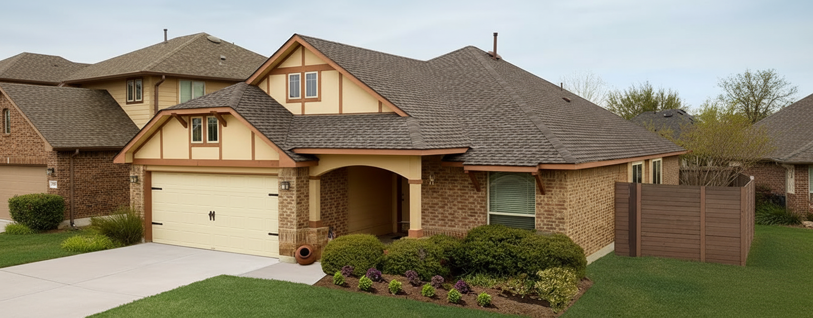 Florida home with Timberline UHDZ with UltraMat Timberline Uhdz With Ultramat Barkwood roof