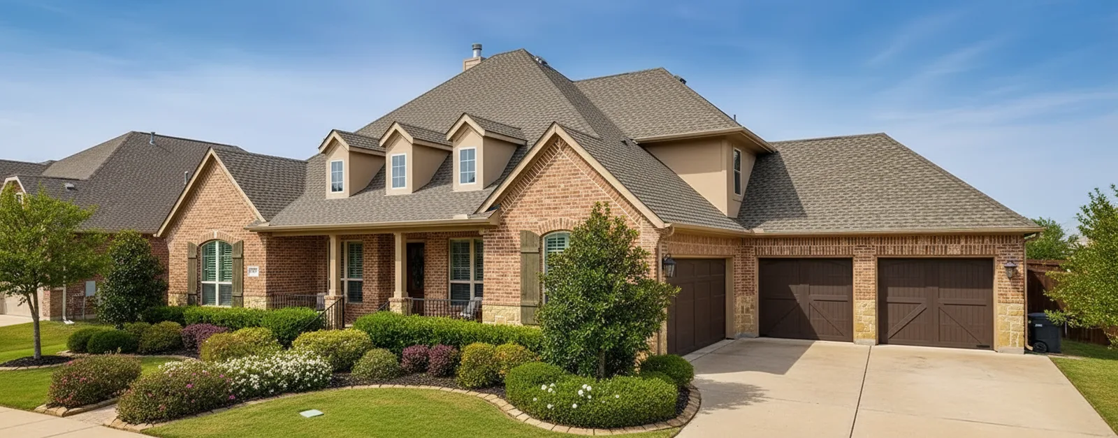 Florida home with Timberline UHDZ with UltraMat Weathered Wood roof