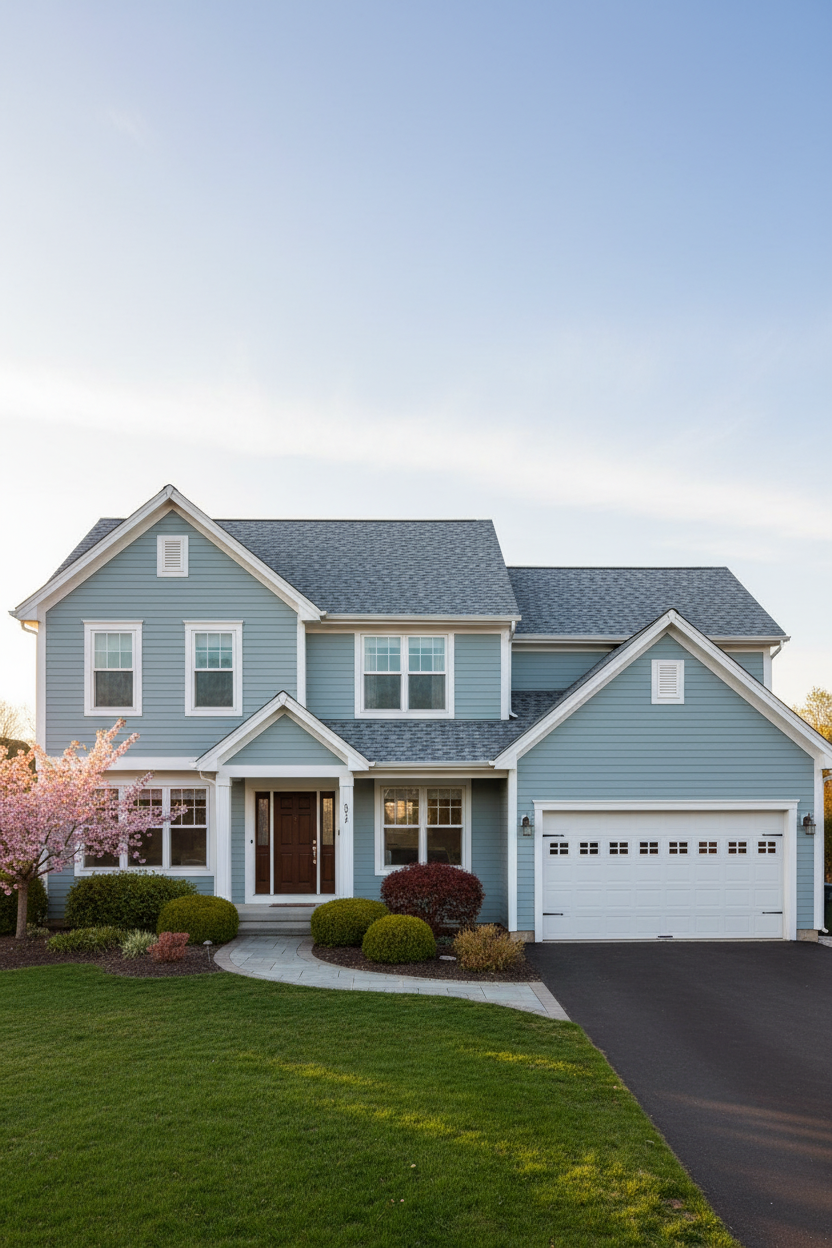 Florida home with Cambridge Dual Grey roof