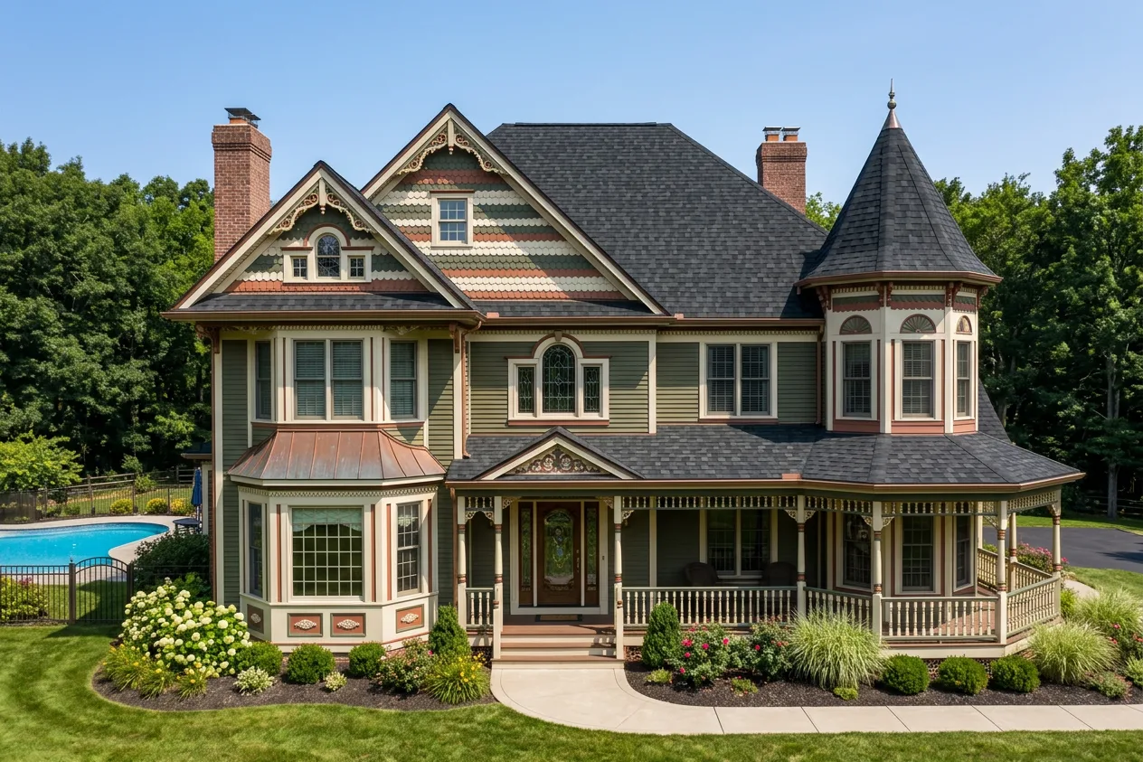 Florida home with Dynasty Granite Black roof