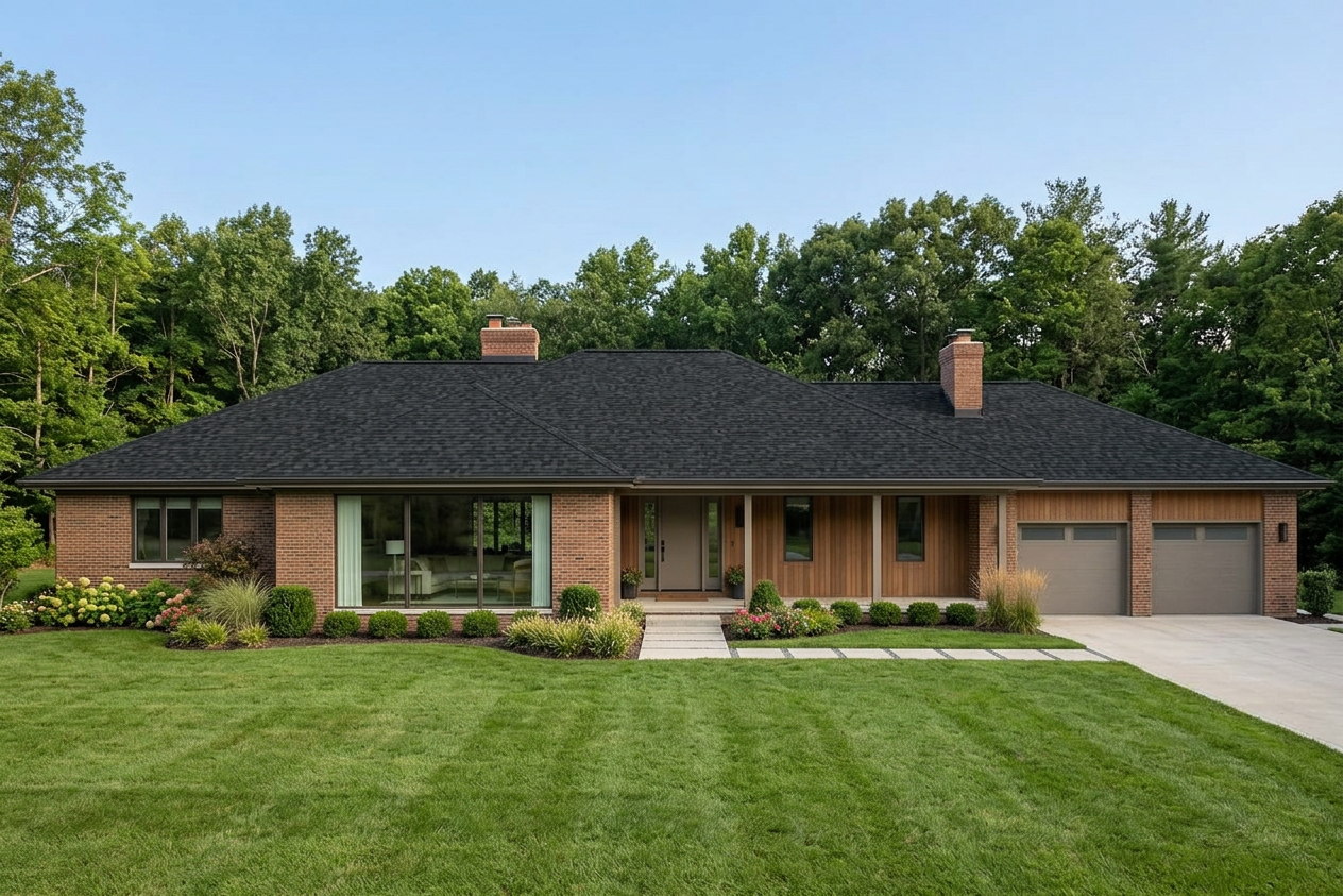 Florida home with Dynasty Granite Black roof